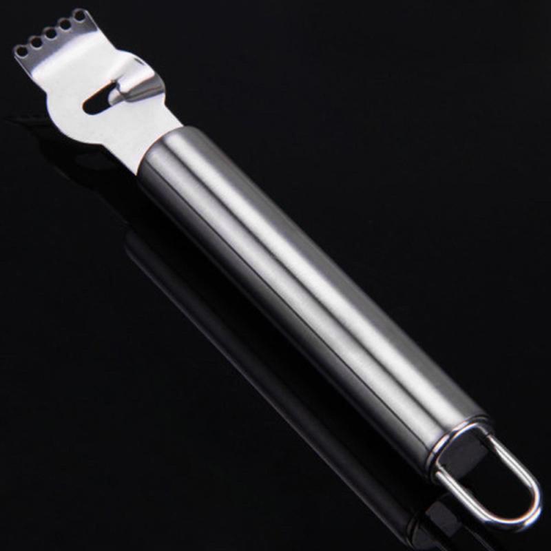Nueva lima limón Naranja cítricos acanalador de fruta Peeler cocina de acero inoxidable con buen sharp agujeros