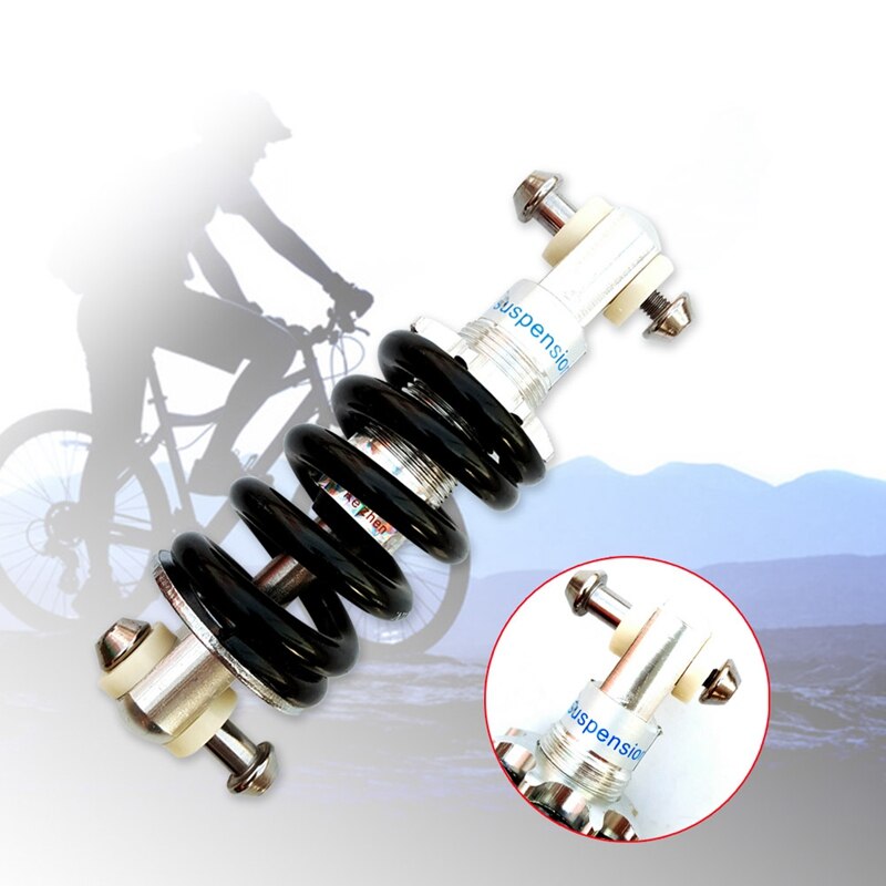 Bicycle Rear Shocks Suspension Bumper Bike Frame Spring Shock Damper Absorber On For MTB Folding Bike 125/150mm