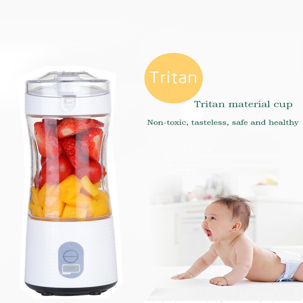 6 Cutter Draagbare Sapcentrifuge Elektrische Mixer Fruit Groenten Quick Sap Blender Voor Machine Food Processor Maker Sapcentrifuge