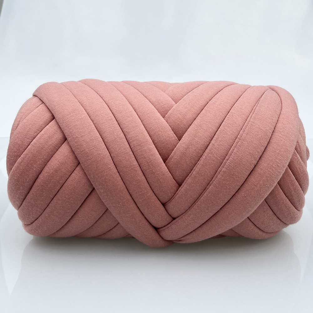 100g groft garn tykt super tykt garn strikkegarn roving spindingarn til gør-det-selv tæpper pudefremstilling: Blå