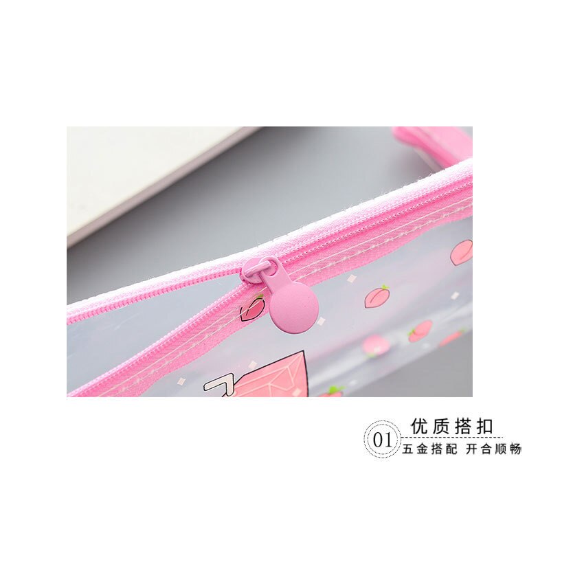 1pcs/pack Small Fresh Transparent Pencil Case Three Selection School Supplies Stationery