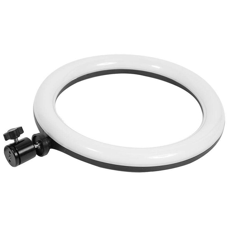 Fotografering ledet selfie ringe lys 26cm tre-trinns trinnløs belysning dimmes med vuggehode til sminke video bo studio