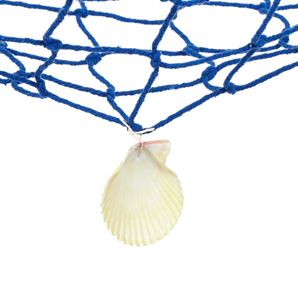 1Pc Boho Stijl Opknoping Nautische Visnet Schelpen Seaside Katoenen Draad Visnet Home Decor Party Ornement Ambachten