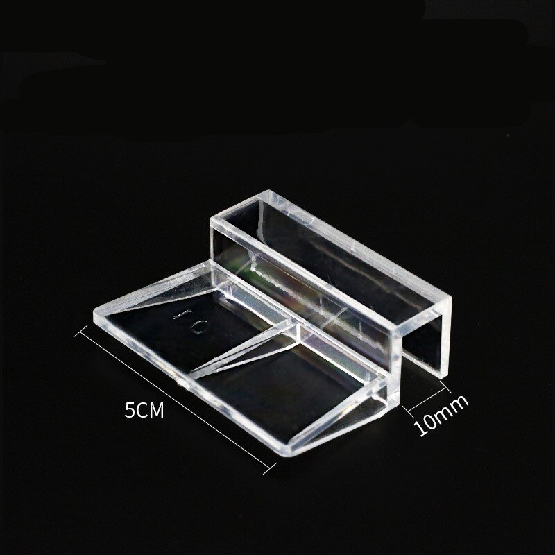 4pcs/set Fish Tank Aquarium Bracket Fish Tank Cover Plate Bracket Acrylic Fish Tank Cover Support Frame Pet Supplies: 10mm