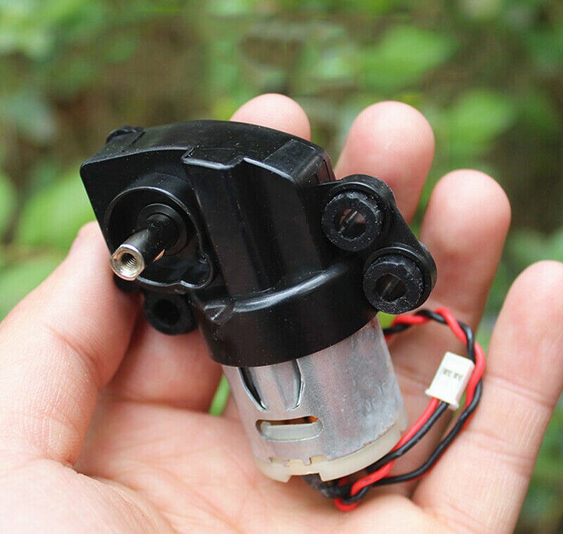 Micro 7-Type Turbo Wormwiel Motor Dc 6V-12V 120Rpm Trage Snelheid Schroefdraad