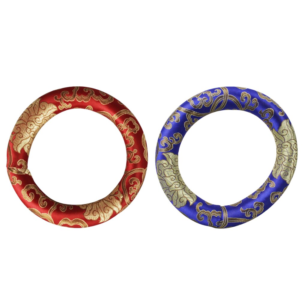 7'' Zen Meditation Tibetan Singing Bowl Cushion Pillow for Home Decor Crafts Percussion Instruments