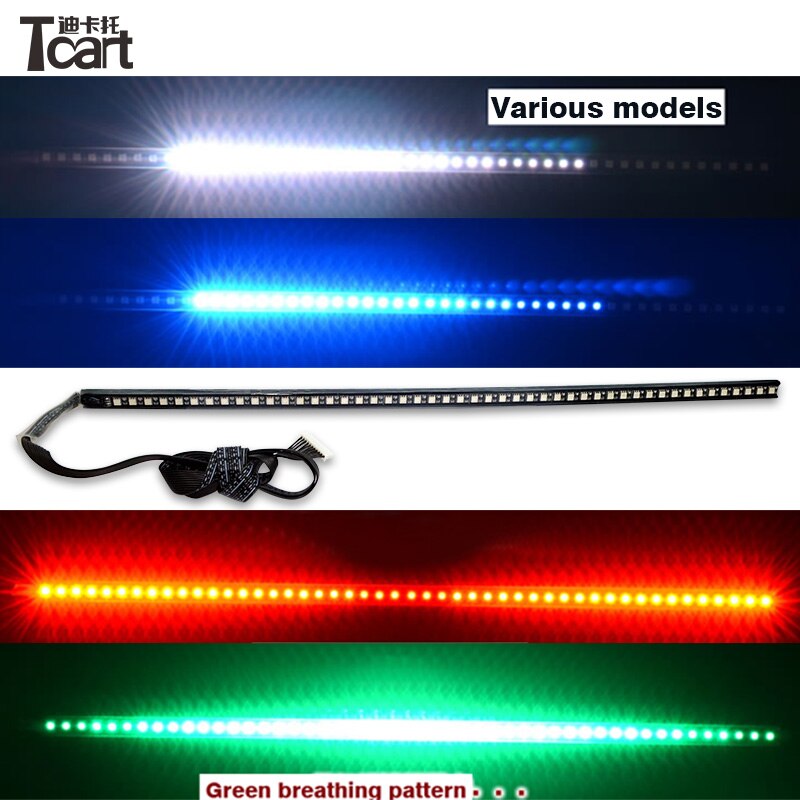 Tcart Für Toyota Land Kreuzer prado Infiniti FX37 FX 50 Honda CRV Chevrolet Aveo Schall- KIA k5 LED Streifen Scan Ritter Fahrer licht