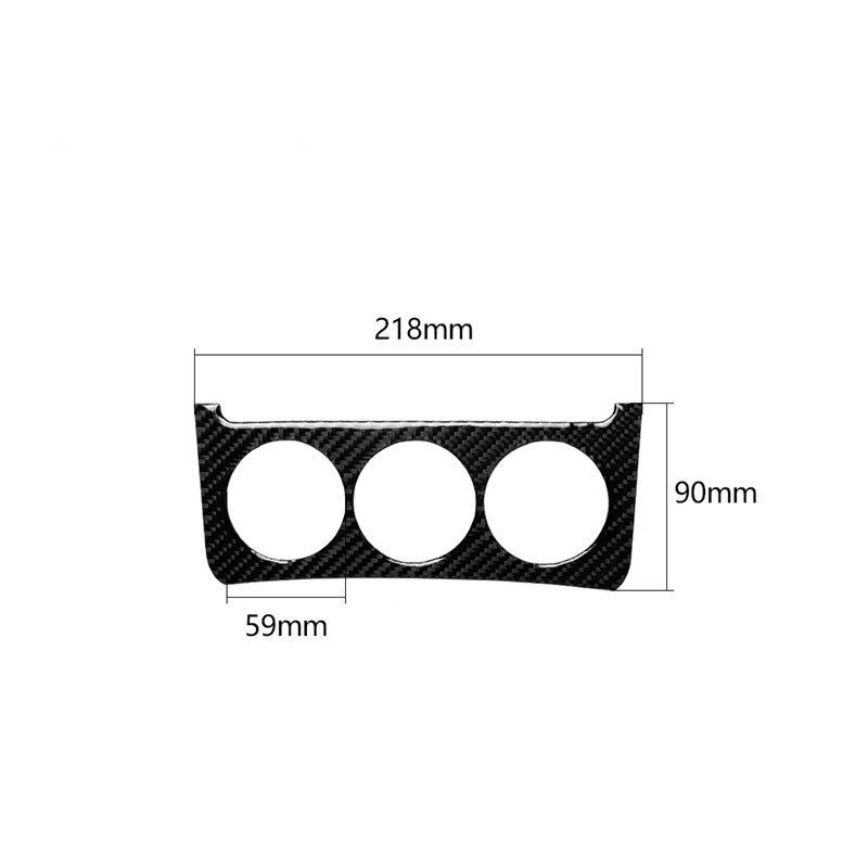 Car carbon fiber instrument knob central control control panel cover modified decorative sticker For Nissan 350Z