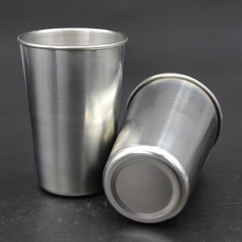 Taza de Metal para cerveza, vaso de acero inoxidable para vino, café, té y leche, 30ml/70ml/180ml/320ml, , 1 ud.,