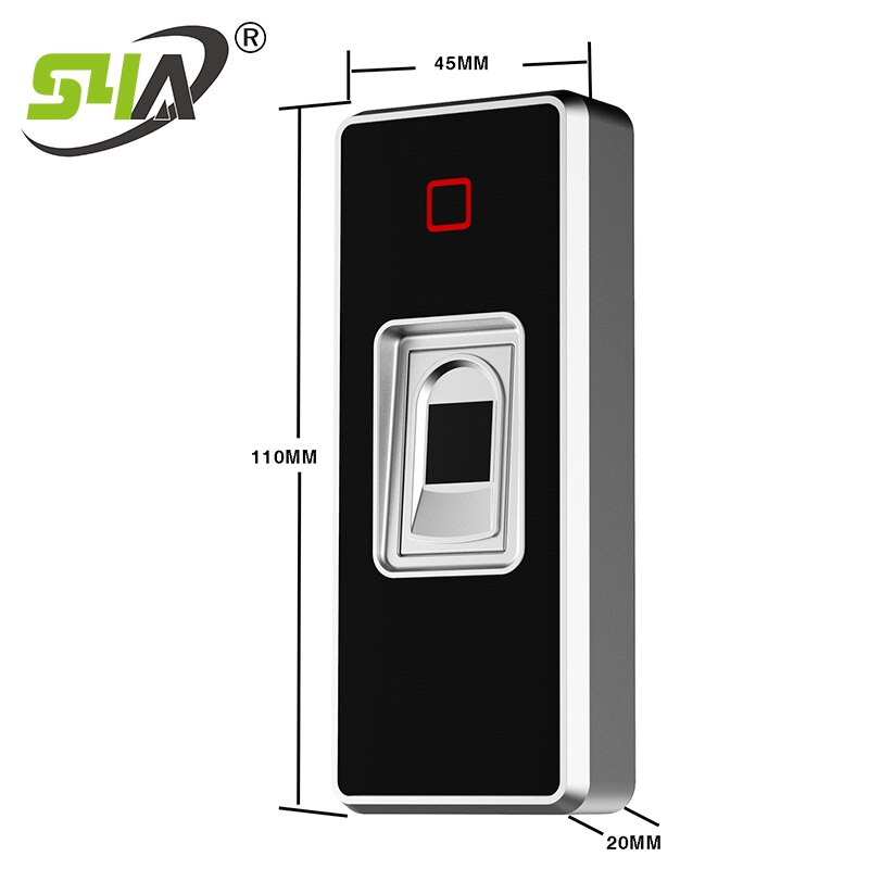 F6 Waterproof IP68 Metal RFID Fingerprint Access Control System RFID 125KHz Reader home Door Lock Gate Opener Access Control