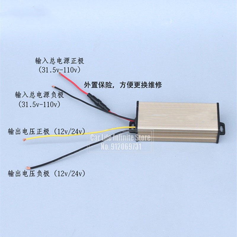 convertisseur de tension de chauffage de stationnement 12V convertit 24V transformateur Booster 31.5V-110 convertit en transformateur d&#39;alimentation électrique 24V 12V
