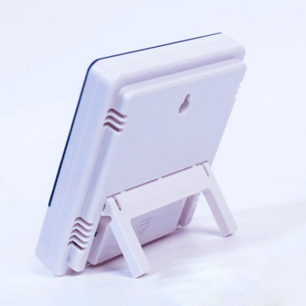 LCD Digital Thermometer Eyelash Extension Temperature Humidity Timer Hygrometer Weather Station Clock Lash Grafting Beauty Salon