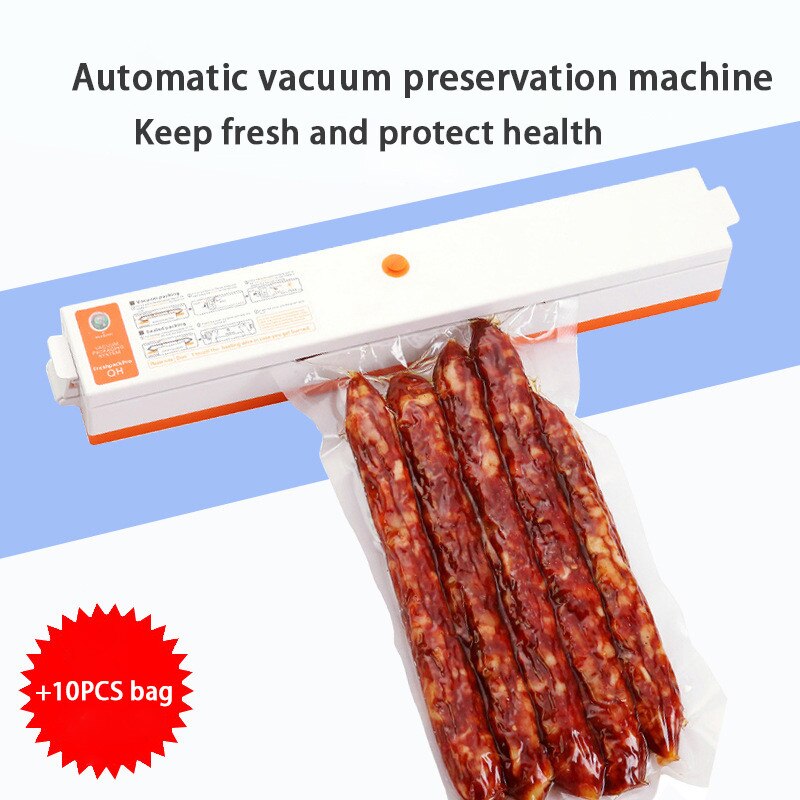Electric Vacuum Sealer Packaging Machine For Home Kitchen 110V 220V Food Vaccum Packer Vacuum Food Sealing