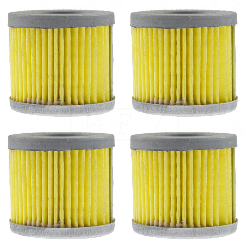 Para fueraborda Suzuki DF9.9 9.9A DF15 1996-1999, 2000, 2001, 2002, 2003, 2004, 2005, 2006, 2007, , , , -filtro de aceite para motocicleta: 4 PC