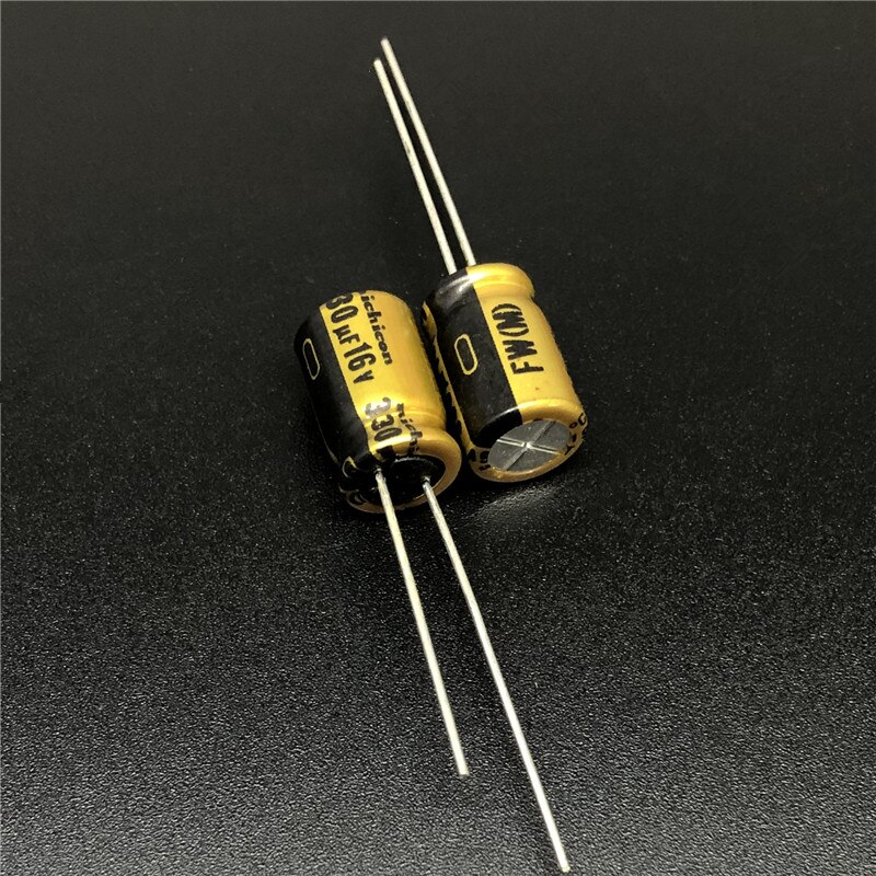 10Pcs/100Pcs 330 Uf 16V Nichicon Fw Serie 8X11.5 Mm 16V330uF Hifi Audio Condensator