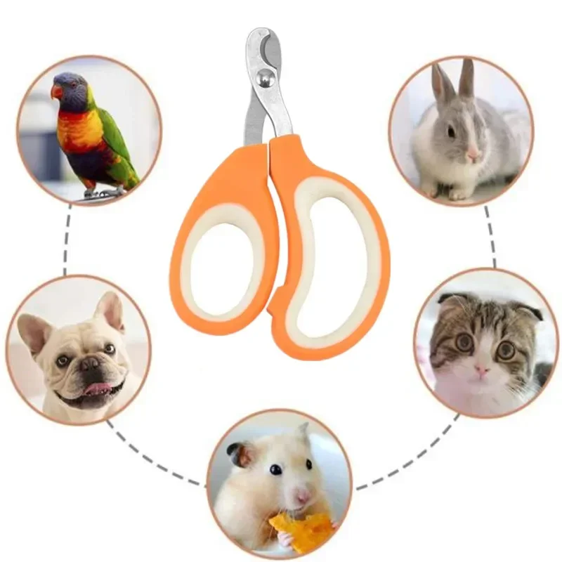 Cat Nail Clippers for Small Cat Dog Stainless Steel Puppy Claws Cutter Pet Nall Grooming Clippers Trimmer