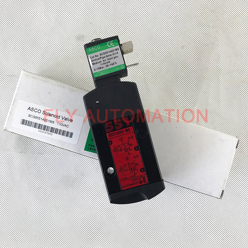 EF8551A001 8551A001 ASCO 8551 series 1/4" Aluminum Body Direct Acting Explosion Proof Solenoid Valve