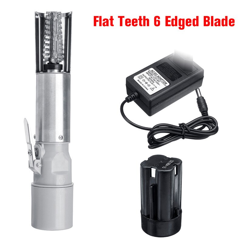 120W Electric Fish Scaler Fishing Scalers Clean Fish Remover Cleaner Descaler Waterproof Stainless Scraper Seafood Tools: flat