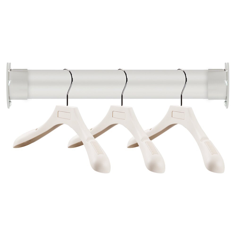 25/32mm Heavy Duty Stainless Steel Closet Rod End Supports Closet Pole Sockets Flange Rod Holder Support Socket Flange