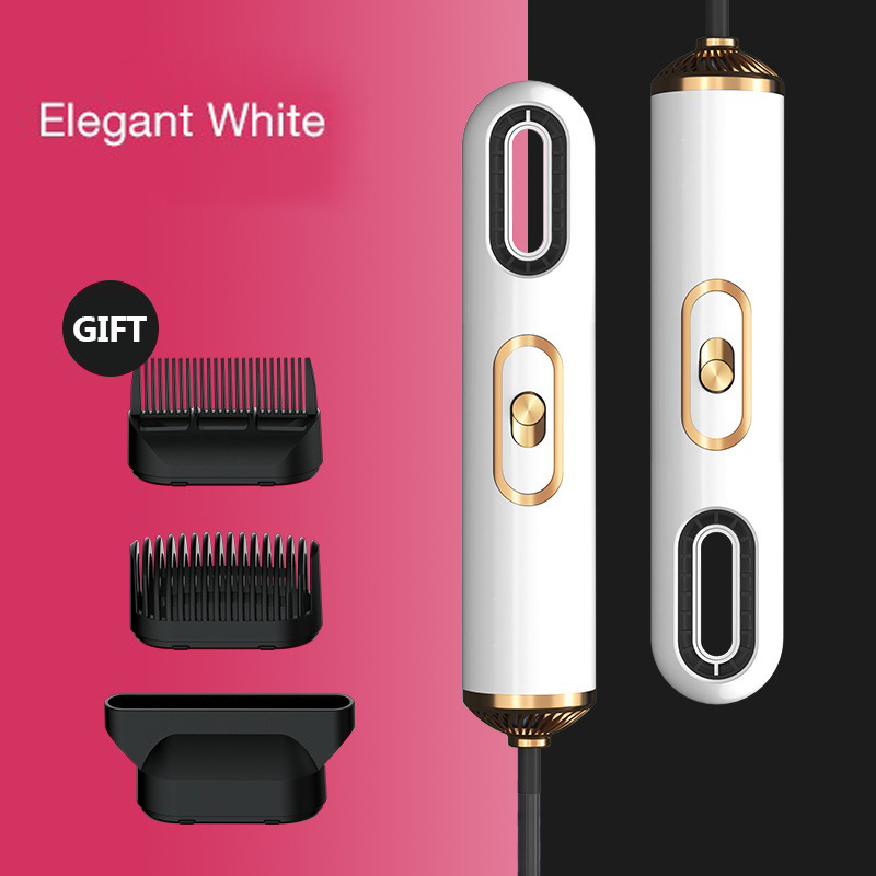 Secador de pelo Aurora 3 en 1, secador de pelo multifuncional para el hogar, cuidado del cabello de iones humectante, súper energía eólica europea: Caqui oscuro