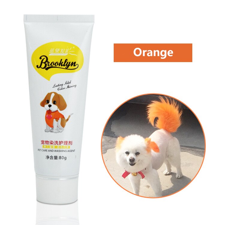 Agent de teinture pour animaux de compagnie chien chat animaux coloration des cheveux colorants teinture Pigment Agent chat de compagnie chien fournitures accessoires de teinture des cheveux: 07