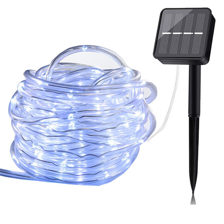 Solar Powered Rope LED Fairy Lights - 7m To 32m For Garden & Party Decoration
