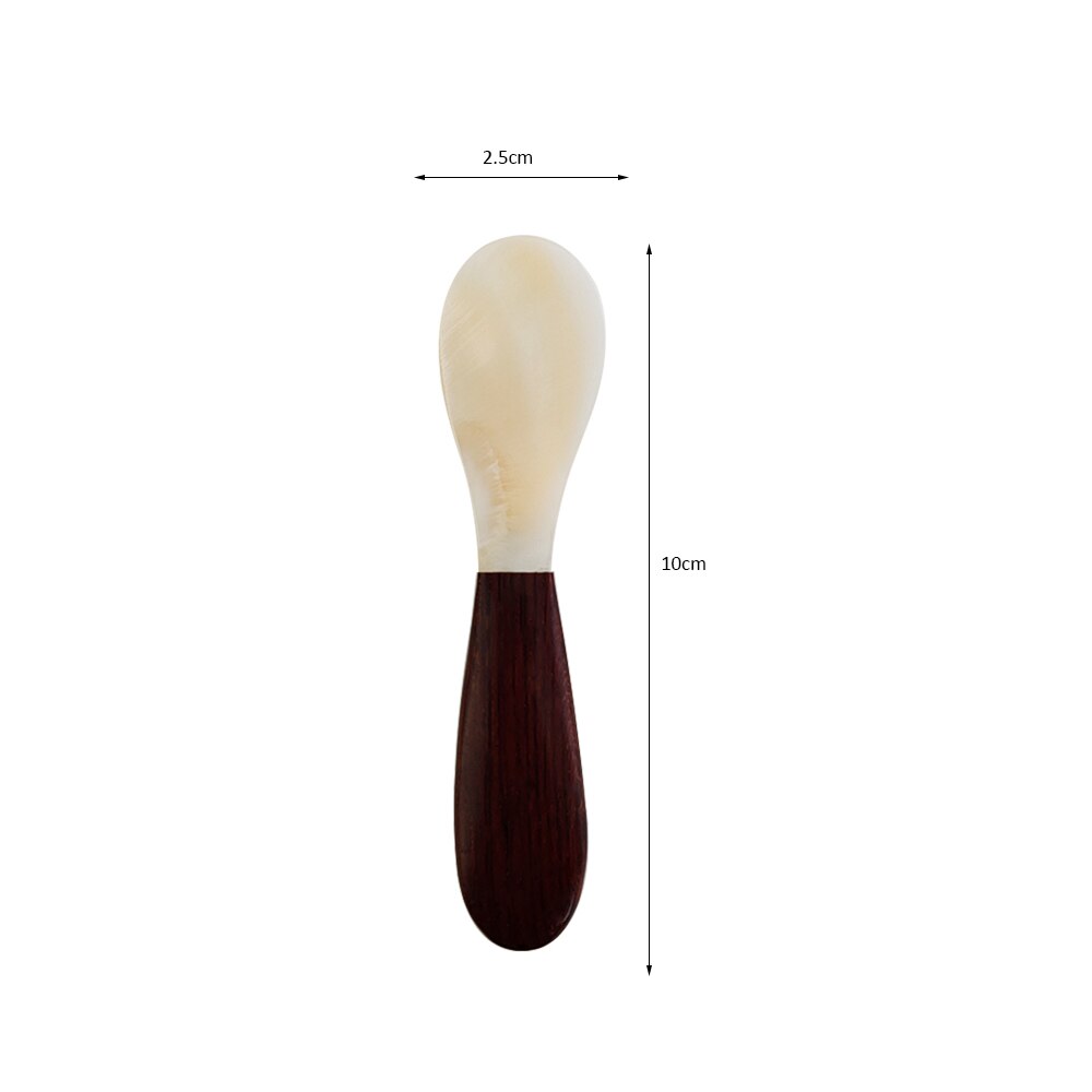 Natural Shell Spoon Deep Sea Shell Spoon Tableware Home Spoon Seasoning Box Spoon Brown Tablespoon: 03-A-1