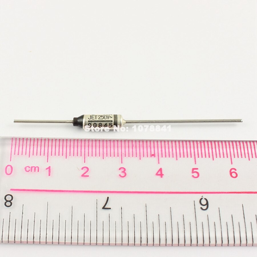 10 Pcs Per Lot Microtemp Thermal Fuse 227 Degree TF Cutoff 250V 10A SF226E