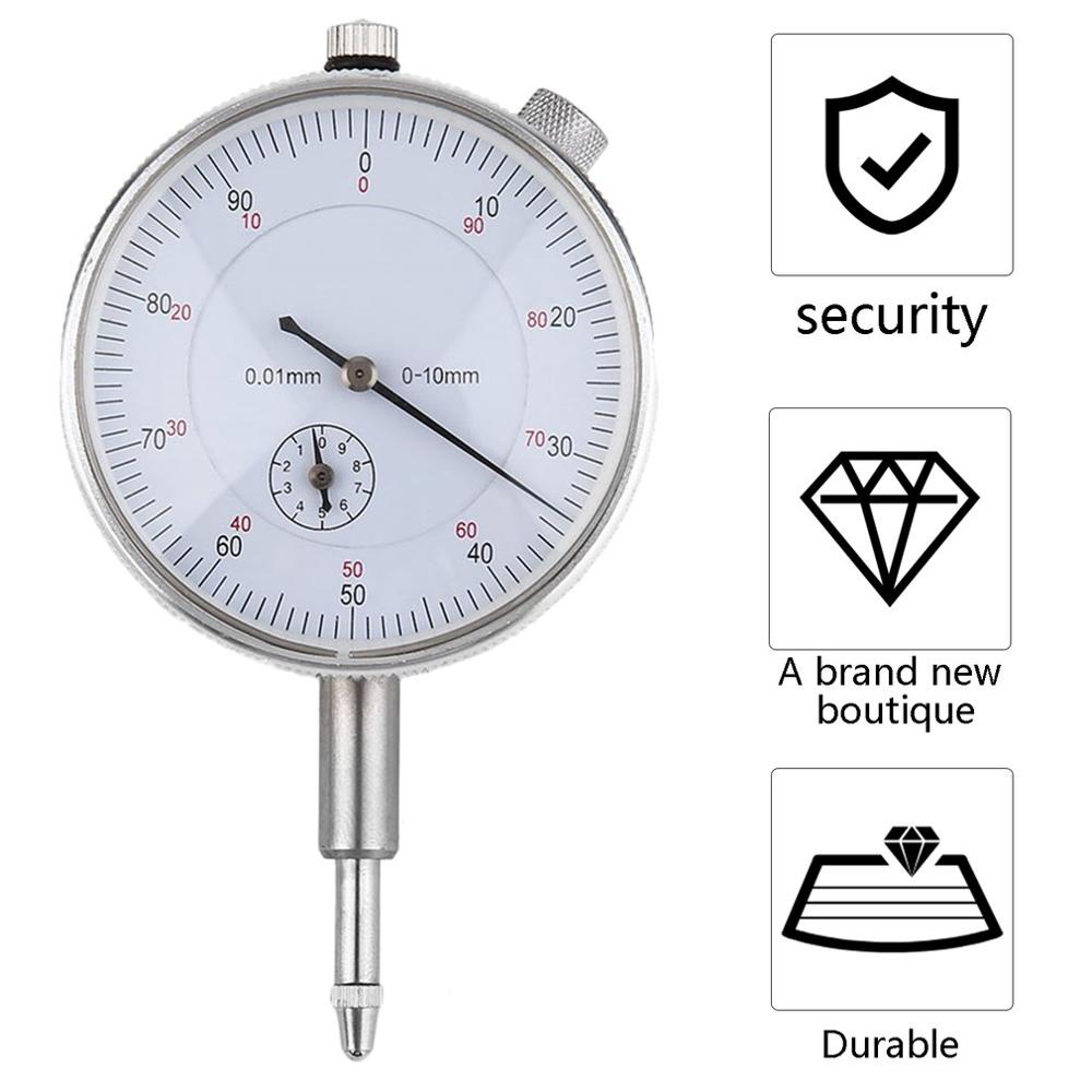 Herramienta de precisión 0,01mm precisión medición instrumento Dial indicador manómetro rendimiento estable