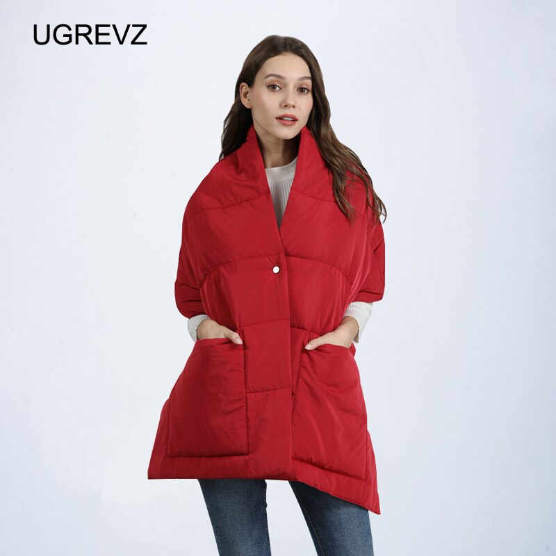 Warme Winter Vrouwelijke Jas Zwart Kleding Vrouwen Jas Katoen Vrouwen Winter Mouwloze Jas Jas Modieuze Lente