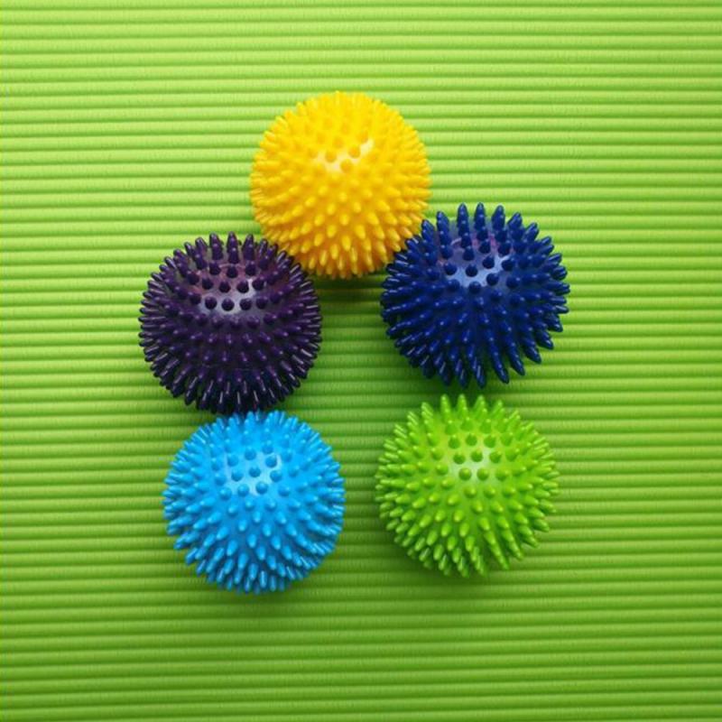 Bærbar pigget massasjeball triggerpunkt sport Fitness hender føtter plantar smertelindring fasciitt sport yoga ball trening