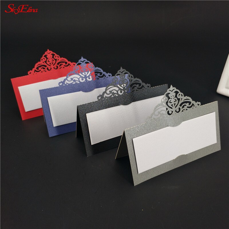50pcs Party Table Name Wine Guest Place Cards Table Place Cards Favor Decoration Wedding Supplies Seating Decoration 8ZSH873