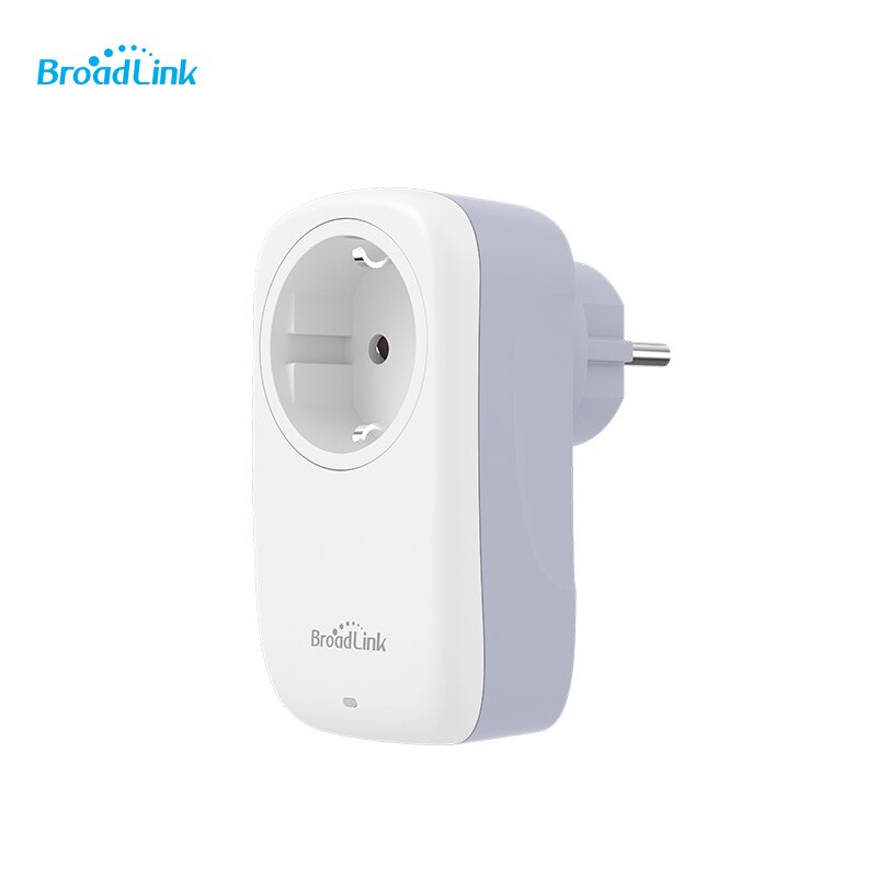 Broadlink SP4L Smart Eu Socket Wifi Plug Met Nachtlampje Timer Werken Met Google Home Alexa Voor Domotica App controle