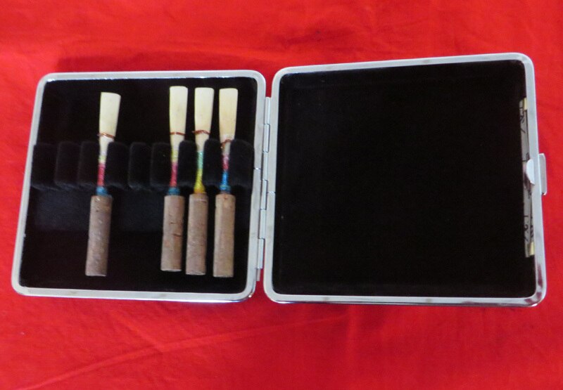 Hobo riet doos van 8 stuks van hoogwaardige goederen, muzikale accessoires, muziekinstrument zakken