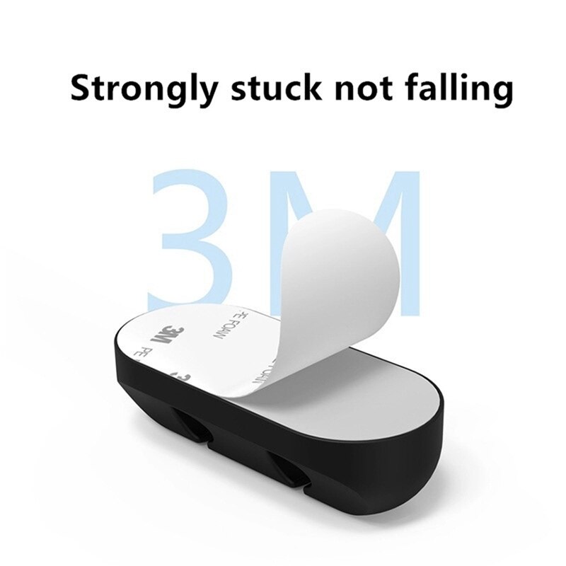 Cable Holder Silicone Cable Organizer Flexible USB Winder Management Clips Holder For Mouse Keyboard Earphone Headset