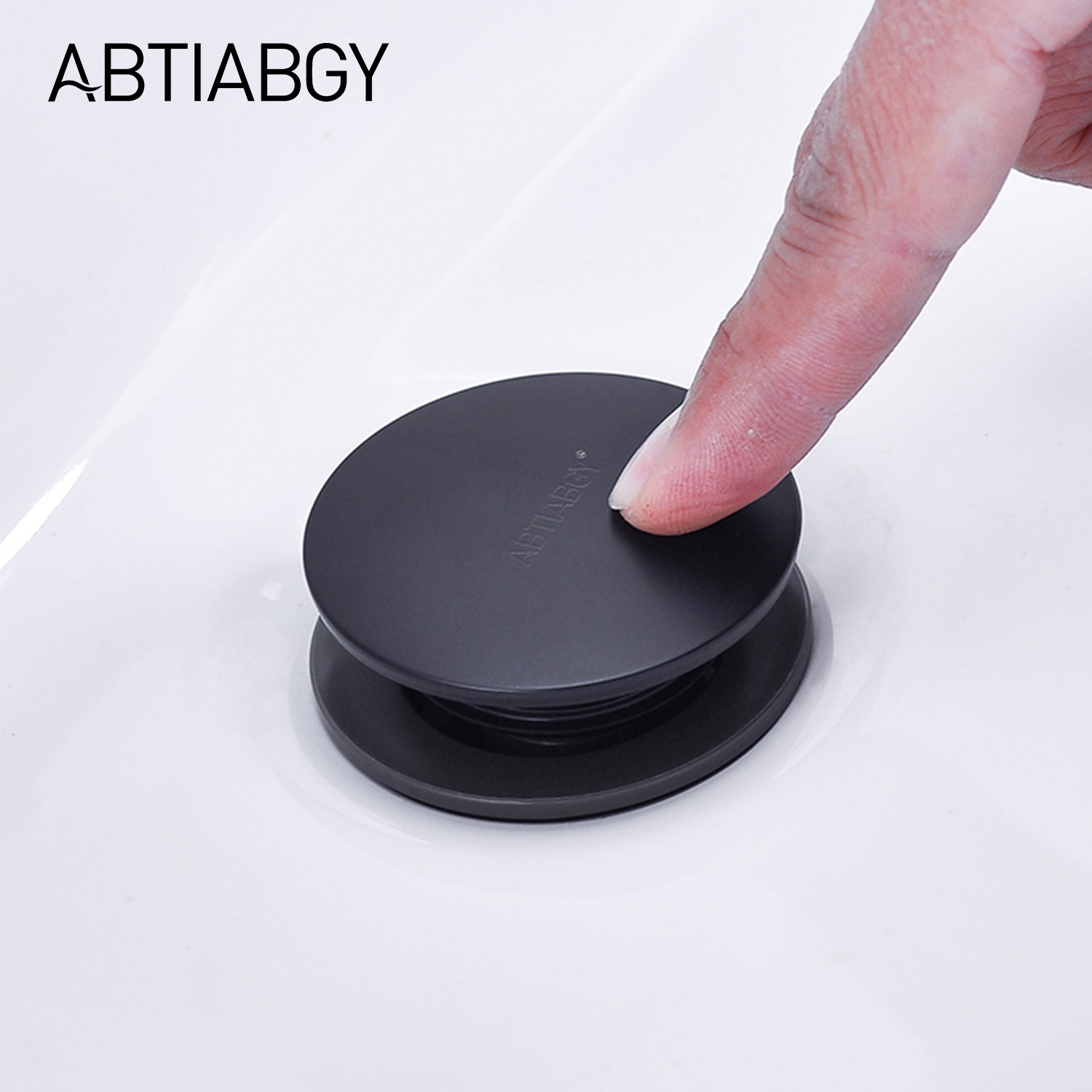 Black Round Style Bathroom Basin Sink Pop Up Drains Stainless Steel Kitchen Sink Drainer Stopper Drain Strainers with Overflow