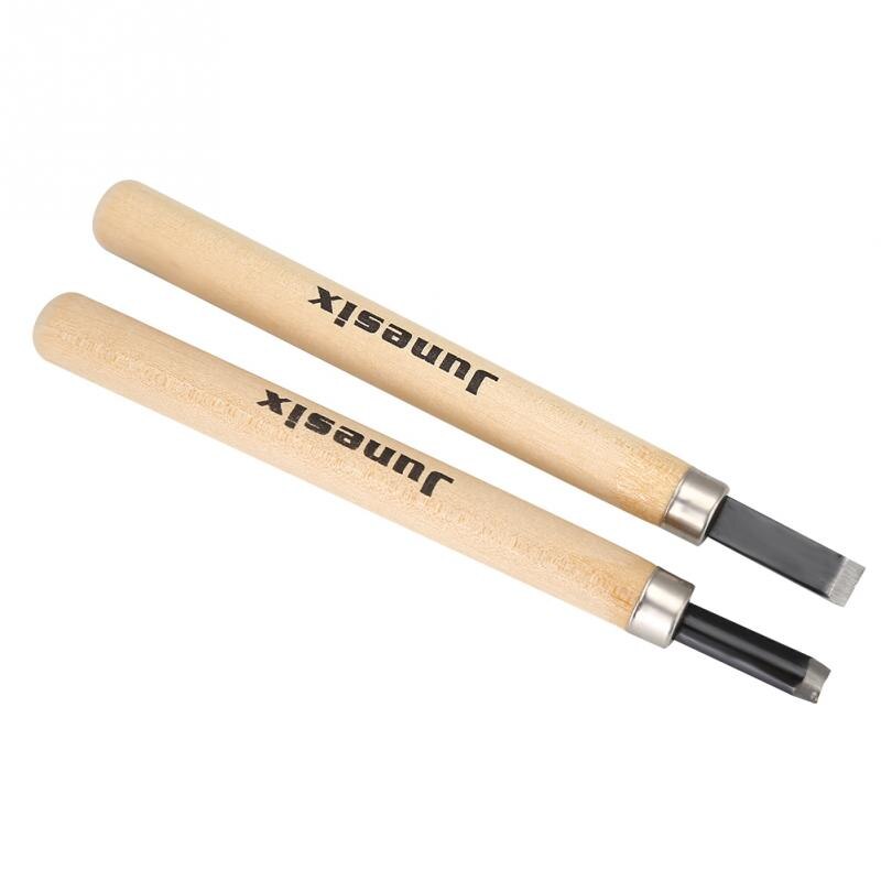 4 st/förpackning träsnideri kniv manuell skärpning gummistämpel knivar snideri verktyg set grundläggande detaljerad snideri träarbetare skåror
