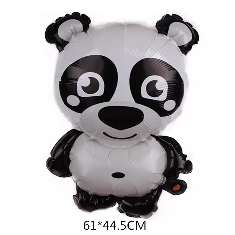 Cartoon Animal Foil Balloons squirrel Ballon Fox flamingos Air balloon Birthday party decorations Kids hedgehog Inflatable toys: panda