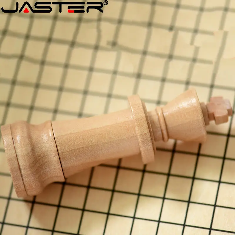 Wooden International Chess USB Flash Drive 128GB Real Capacity Memory Stick 64GB Fancy Pendrive 32GB Shatterproof U Disk 16GB