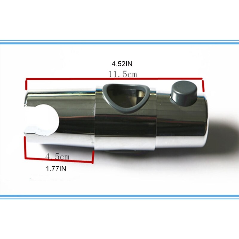 Support coulissant pour barre de douche, 25mm/0.98 &#39;&#39;de diamètre, accessoires de salle de bain