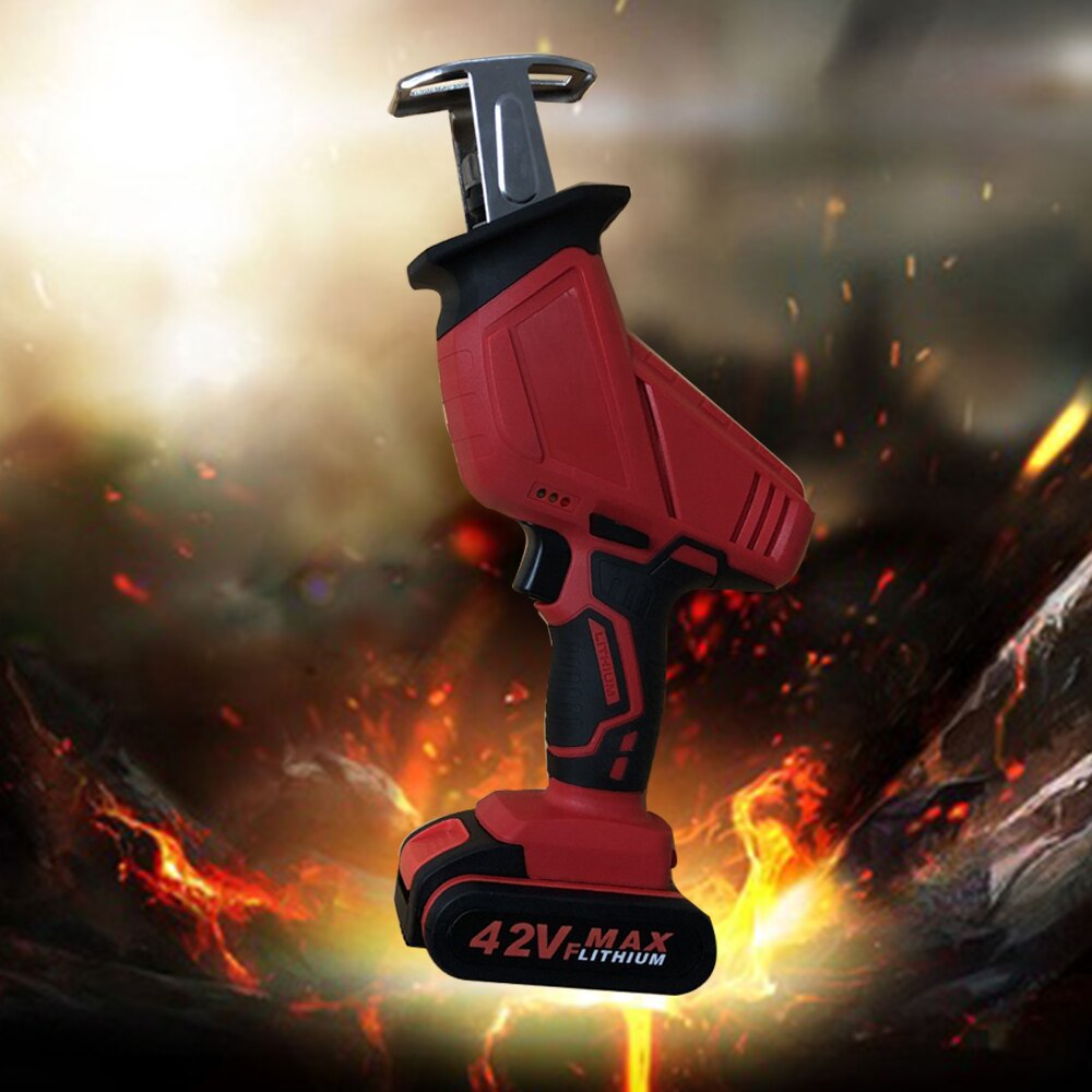 Portable Reciprocating Saw Garden Wood Metal Small Logging Saw Cordless Lithium Battery Wear-resistant Labor Saving Cutting Saw