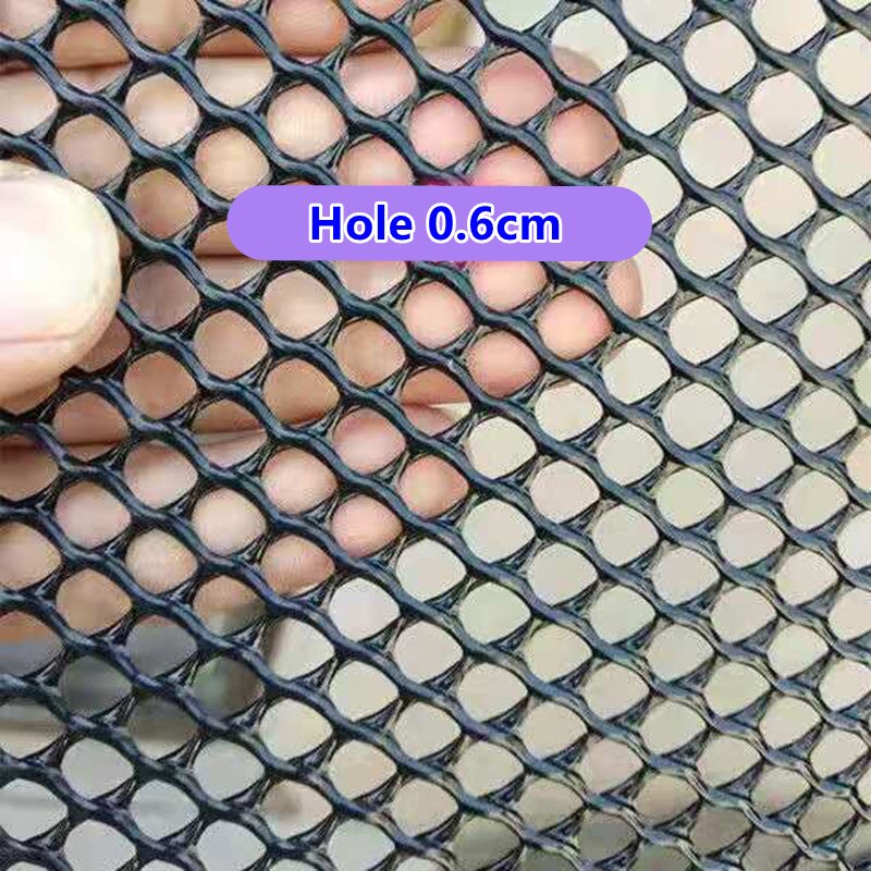 Red negra de para gatos y balcón, rejilla de plástico para el hogar, red para ventanas de 0,4 y 0,8 cm, seguridad para niños, red protectora anticaída para escaleras: M / Marrón
