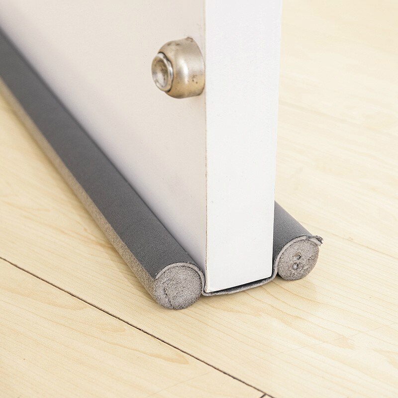 Home Use Flexible Door Bottom Sealing Strip Guard Wind Dust Soundproofing Collision Avoidance Rubber Sealing Strips Sticker Tool