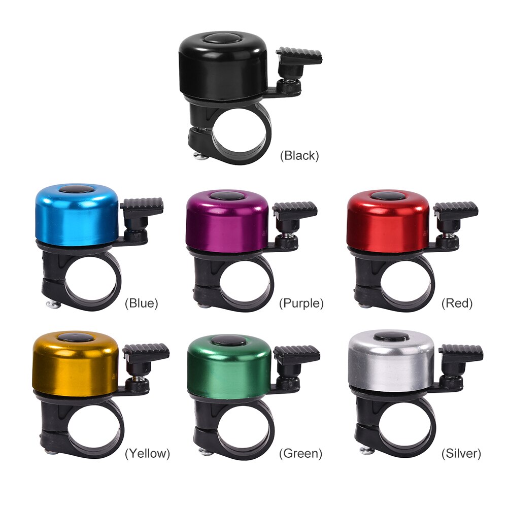 Mini corne vélo guidon VTT en alliage d'aluminium son alarme anneau cloche vélo Portable anti-poussière cyclisme pièces