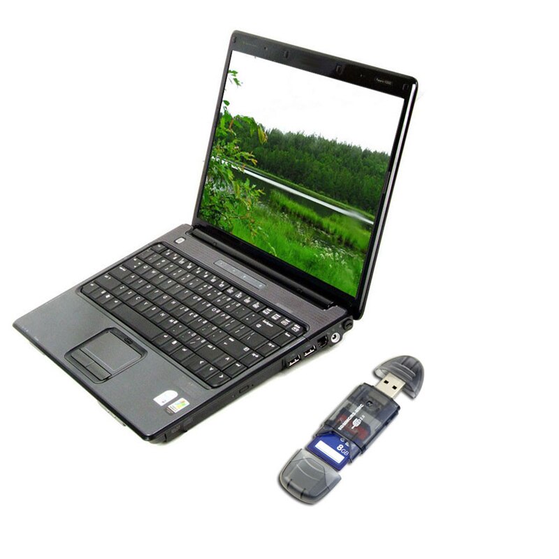 Portable High Speed USB Memory Card Reader Writer Adapter for MMC SD SDHC Card USB Gadgets