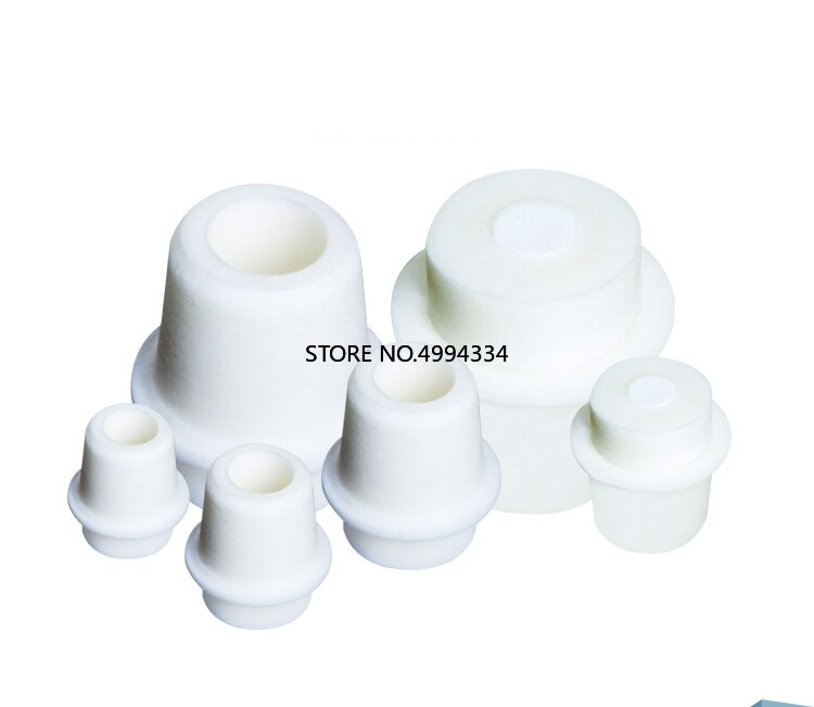 10pcs/lot Conical Erlenmeyer flask plug Silica Gel The material All sizes available Laboratory Silicone Plug