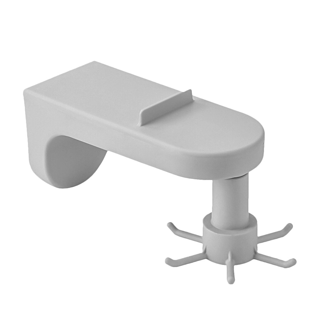 360 degrés crochet rotatif auto-adhésif support de rangement salle de bain organisateur mural support suspendu accessoires de cuisine: Grey-Wall Mounted