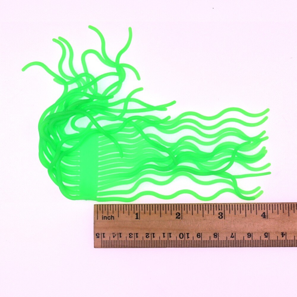 30pcs/Pack Squirmy Worms for Knitting Nymphs, Shrimps, Grubs, San Juan Worms Fly Tying Material Fishing Flies