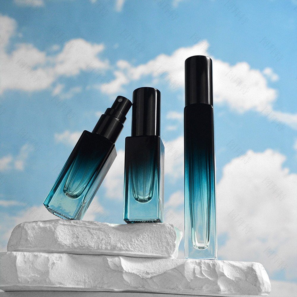 5Ml/10Ml High-End Parfumfles Vierkante Glazen Spuitfles Reizen Draagbare Monster Geurverstuiver Navulbare Container