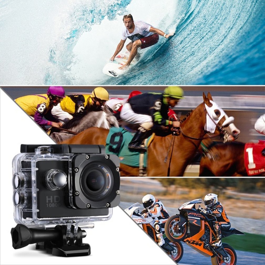 Diving Swimming 1080P HD Shooting Waterproof Digital Video Camera COMS Sensor Wide Angle Lens Camera